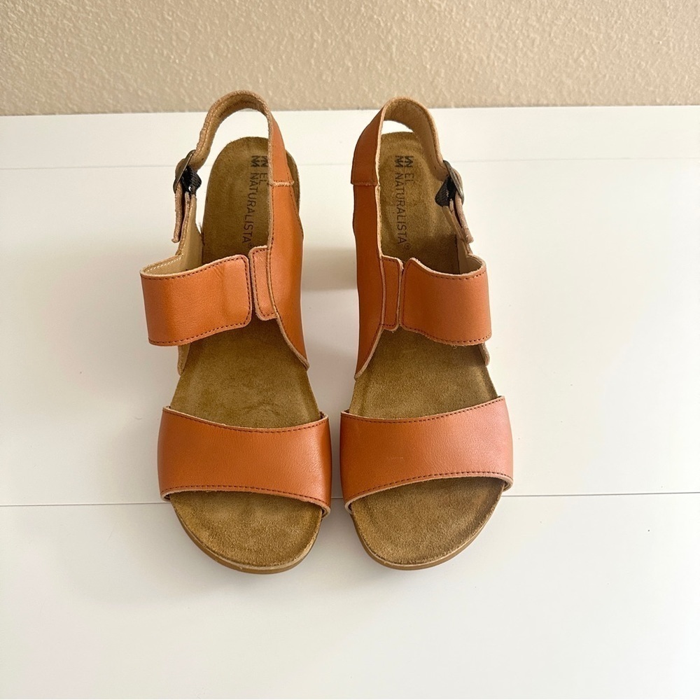 El Naturalista Women's Kuna N5020 High Heel Sandals in Tan Brown sz EU 41/US 10 - Picture 3 of 16